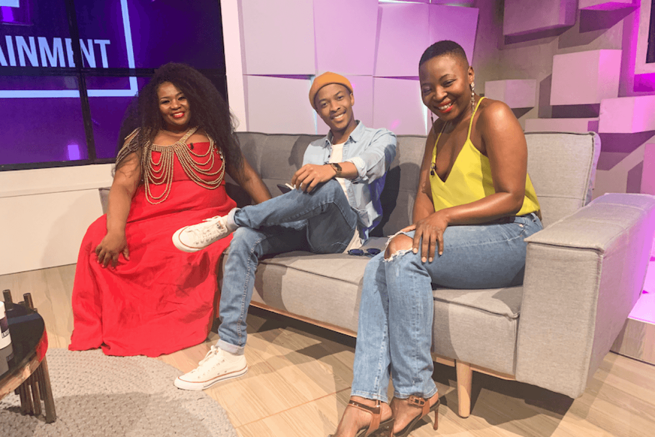 Lerato Mvelase, Oros Mampofu and Winnie Khumalo Grace V-Entertainment 